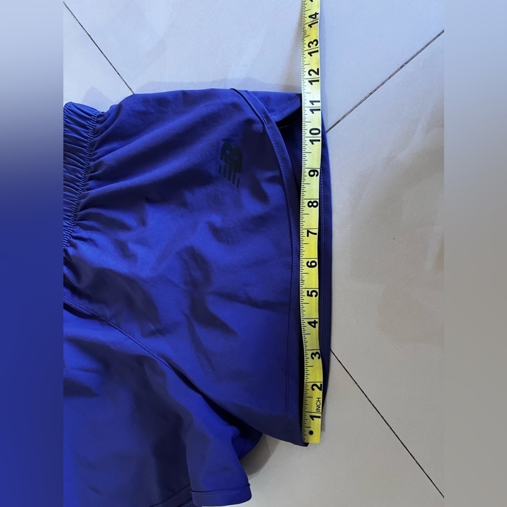 New Balance Women's Pull On Athletic Lined Shorts Adjustable Waist Navy Blue XS - Picture 7 of 11